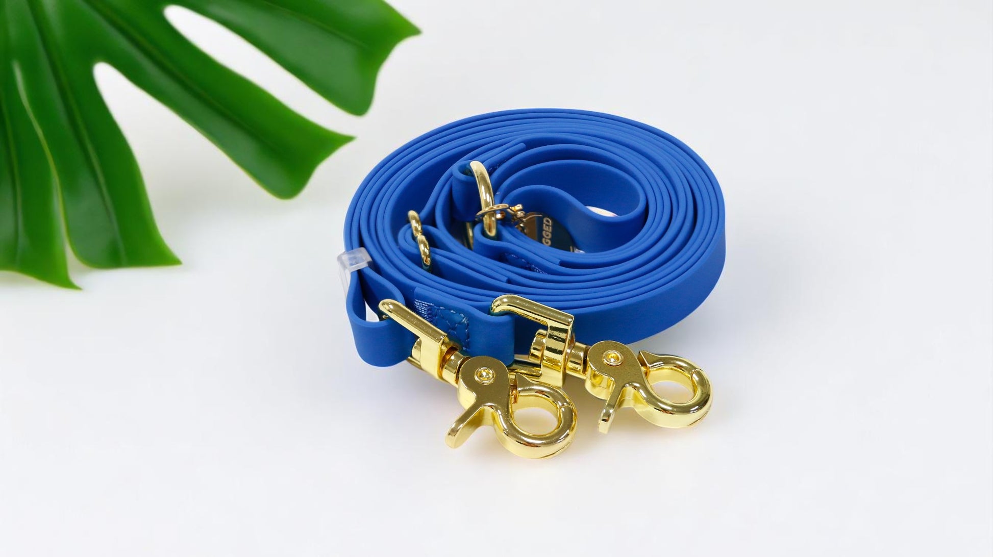 Wagged 4-in-1 Convertible Hands Free All Weatherproof Dog Leash | Dark Blue