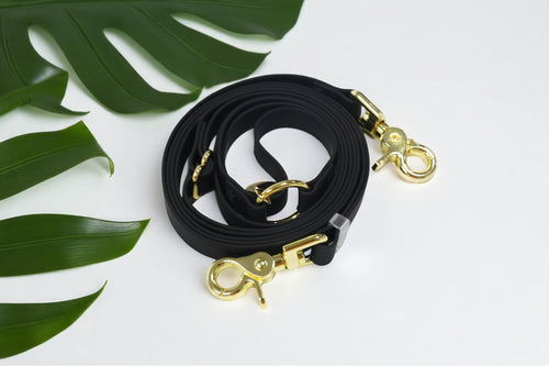 Wagged 4-in-1 Convertible Hands Free All Weatherproof Dog Leash | Black